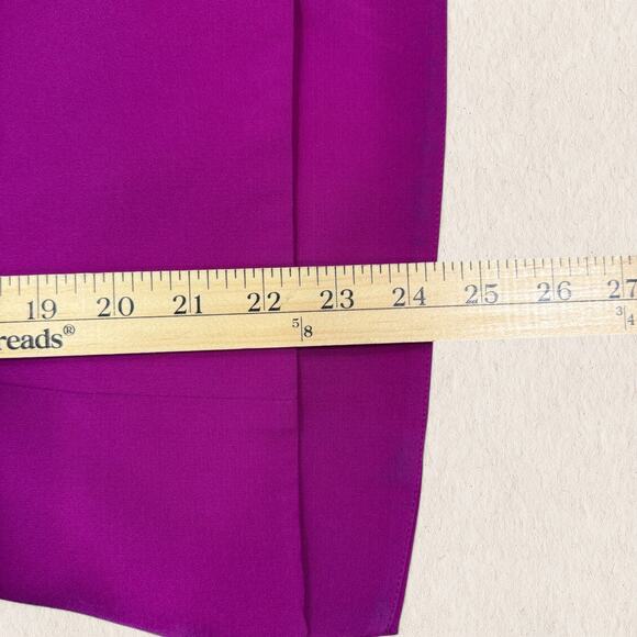 Ted Baker Fuchsia‎ Sleeveless V-Neck Top Sz 2 US Small Office Siren Workwear - Picture 8 of 8